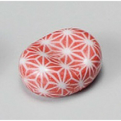 ☆ 箸置 ☆ 小豆麻の葉（赤）箸置 [ 33mm ] | 箸置き 箸置 はしおき 箸 カトラリー 食器 業務用 飲食店 カフェ うつわ 器 おしゃれ かわいい お洒落 ギフト プレゼント 引き出物 内祝い 結婚祝い 誕生日 贈り物 贈答品