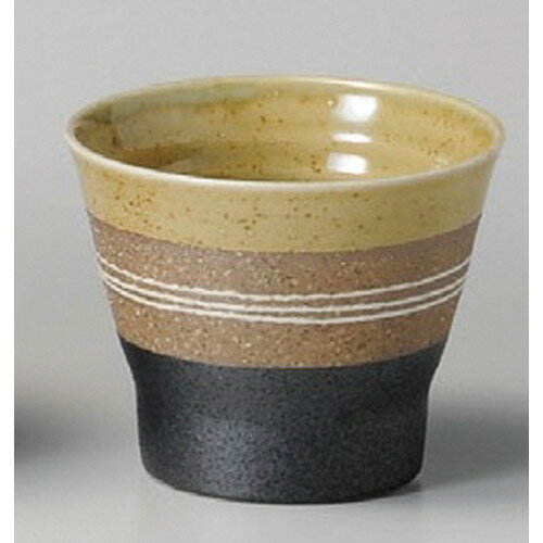 ☆ フリーカップ ☆ 黄糸車ロックカップ [ 94 x 77mm・250cc ] | ロックカップ ロック 焼酎カップ 焼酎 ..