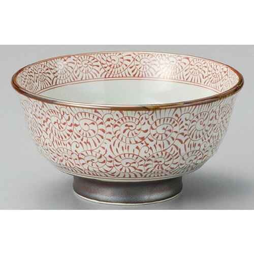 [商品名]　たこ唐草赤5.0丼[素材]　陶磁器[寸法]　[ 156 x 80mm ] お店からご自宅まで、季節を問わず、様々なシーンでご利用いただける商品です。[ 156 x 80mm ]メーカーからの取り寄せ商品の為、納期まで1週間前後かかります。あらかじめご了承ください。商品によっては手造りのため、写真と色・かたちが若干異なることがございます。われものですので丁重に梱包させていただいておりますが、ご質問などございましたらお気軽にお問い合わせください。ご注文に関する注意事項は 【こちら】ご購入前にご確認ください。 &nbsp;&nbsp;&nbsp; たこ唐草5.0京丼 [155 x 80mm] たこ唐草呉須5.0丼 [156 x 80mm] たこ唐草呉須5.5丼 [170 x 87mm] &nbsp;&nbsp;&nbsp; タコ唐草八角大丼 [170 x 90mm] タコ唐草八角5.5丼 [170 x 90mm] たこ唐草赤5.5丼 [170 x 87mm]