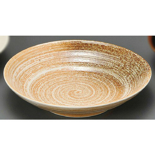 ☆ 麺皿 ☆ 刷毛目織部7.5麺皿 [ 225 x 50mm ] | そば 蕎麦 めん 麺おすすめ 人気 食器 業務用 飲食店 カフェ うつわ 器 おしゃれ かわいい お洒落 可愛い ギフト プレゼント 引き出物 内祝い 結婚祝い 誕生日 贈り物 贈答品