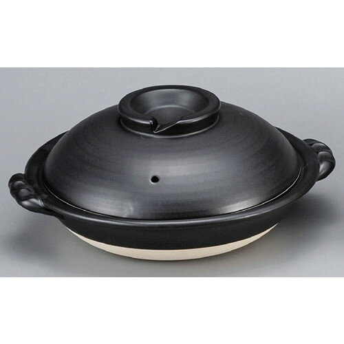 ☆ 調理鍋 ☆ 黒10号スッポン鍋 [ 350 x 310 x 140mm ] 【料亭 旅館 和食器 飲食店 業務用 】