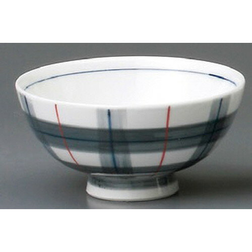 ☆ 飯碗 ☆ チェック飯碗 [ 112 x 57mm ] | ちゃわん お茶碗 飯碗 ご飯茶碗 白米 人気 おすすめ 食器 業..