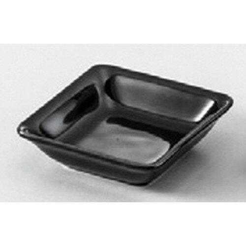 Square Plates - ☆ 洋食器 ☆ スワン角小皿 ブラック [ 89 x 89 x 25mm ] | 四角 スクエア スクエアー 角皿 パスタ 人気 おすすめ 食器 洋食器 業務用 飲食店 カフェ うつわ 器 おしゃれ かわいい ギフト プレゼント 引き出物 誕生日 贈り物 贈答品