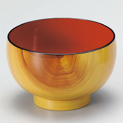 ☆ 汁椀 ☆ ［A］布袋汁椀 花梨内朱 [ 110 x 70mm・370cc ] | 汁椀 お椀 スープ 日本食 パーティ おすすめ 人気 食器 業務用 飲食店 カフェ うつわ 器 おしゃれ かわいい お洒落 ギフト プレゼント 引き出物 内祝い 結婚祝い 誕生日 贈り物 贈答品
