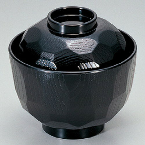 ☆ 汁椀 ☆ ［A］ニュー3.2寸亀甲小吸椀 黒 [ 97 x 95mm・180cc ] | 汁椀 お椀 スープ 日本食 パーティ おすすめ 人気 食器 業務用 飲食店 カフェ うつわ 器 おしゃれ かわいい お洒落 ギフト プレゼント 引き出物 内祝い 結婚祝い 誕生日 贈り物 贈答品