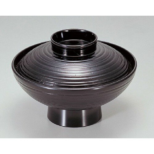 ☆ 汁椀 ☆ ［A］4.5寸小槌ケヤキ吸椀 黒 [ 128 x 90mm・310cc ] | 汁椀 お椀 スープ 日本食 パーティ おすすめ 人気 食器 業務用 飲食店 カフェ うつわ 器 おしゃれ かわいい お洒落 ギフト プレゼント 引き出物 内祝い 結婚祝い 誕生日 贈り物 贈答品