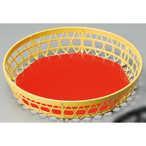 ☆ 松花堂 ☆ ［A］ABS尺0寸竹取丸かごクリーム内朱 [ 313 x 61mm・内底265 x 250mm ] | 松花堂 弁当 正月 元旦 お節 おすすめ 人気 食器 業務用 飲食店 カフェ うつわ 器 おしゃれ かわいい お洒落 ギフト プレゼント 引き出物 内祝い 結婚祝い 誕生日 贈り物 贈答品