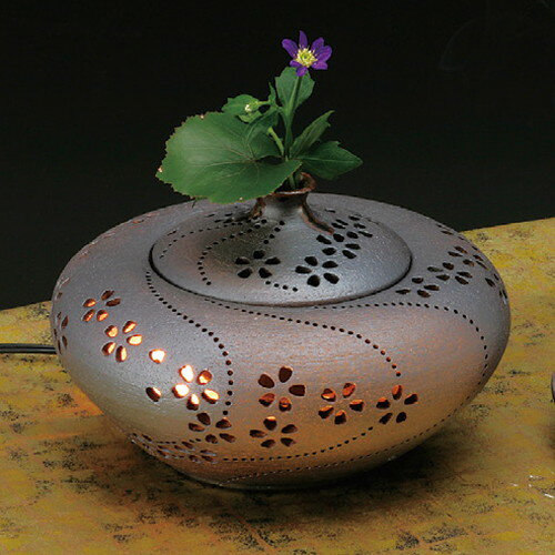 10個セット☆ 香炉 ☆ 灯り香炉 薫香の桜 [ 230 x 140mm ] 【インテリア 和室 花入れ 香炉 】