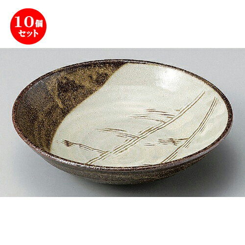 10個セット ☆ 盛鉢 ☆粉引くしめ7寸丸平鉢 [ 21.5 x 5.8cm 498g ] | 盛り鉢 盛鉢 万能 取り鉢 おすすめ 食器 業務用 飲食店 カフェ うつわ 器 おしゃれ かわいい お洒落 可愛い おしゃれ かわいい お洒落 可愛い 食器セット
