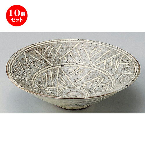 10個セット ☆ 盛鉢 ☆粉引釉ケズリ6.0鉢 [ 19.7 x 5.6cm 410g ] | 盛り鉢 盛鉢 万能 取り鉢 おすすめ 食器 業務用 飲食店 カフェ うつわ 器 おしゃれ かわいい お洒落 可愛い おしゃれ かわいい お洒落 可愛い 食器セット