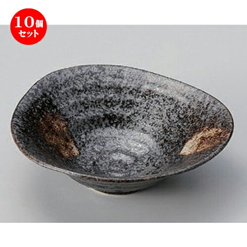 10個セット☆ 中鉢 ☆黒窯変5.0鉢 [ 16.5 x 5.5cm 271g ] | 中鉢 盛鉢 取り鉢 ボウル 中 おすすめ 人気 食器 業務用 飲食店 カフェ うつわ 器 おしゃれ かわいい お洒落 ギフト プレゼント 引き出物 内祝い 結婚祝い 誕生日 贈り物 贈答品 食器セット