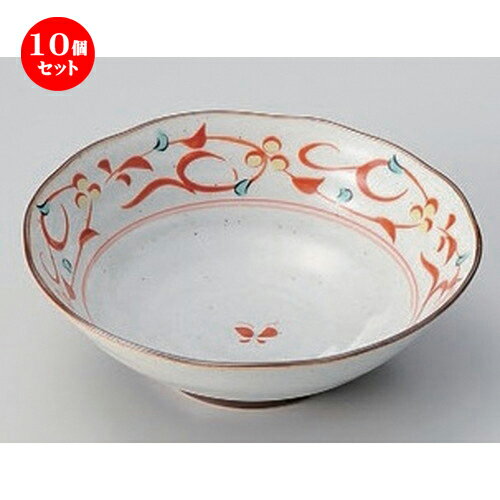 10個セット☆ 小鉢 ☆赤絵唐草小鉢 [ 14.5 x 4.8cm 180g ] | 小鉢 小 小さい 鉢 ボウル 万能 人気 おすすめ 食器 業務用 飲食店 カフェ うつわ 器 おしゃれ かわいい ギフト プレゼント内祝い 結婚祝い 誕生日 贈り物 贈答品 食器セット