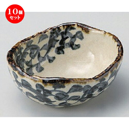 10個セット☆ 小鉢 ☆タコ唐草楕円小鉢 [ 12.7 x 11.2 x 5.2cm 316g ] | 小鉢 小 小さい 鉢 ボウル 万能 人気 おすすめ 食器 業務用 飲食店 カフェ うつわ 器 おしゃれ かわいい ギフト プレゼント内祝い 結婚祝い 誕生日 贈り物 贈答品 食器セット