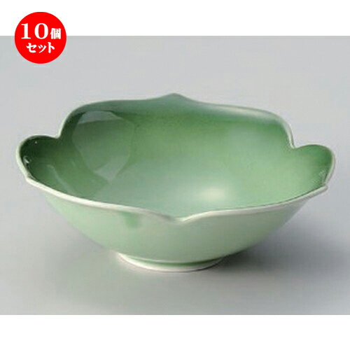 10個セット☆ 小鉢 ☆緑彩三葉松花堂 [ 12.5 x 12.5 x 4cm 125g ] | 小鉢 小 小さい 鉢 ボウル 万能 人気 おすすめ 食器 業務用 飲食店 カフェ うつわ 器 おしゃれ かわいい ギフト プレゼント内祝い 結婚祝い 誕生日 贈り物 贈答品 食器セット