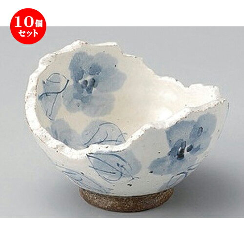 10個セット☆ 小鉢 ☆粉引ちぎり花小鉢 [ 12.2 x 11.5 x 7cm 294g ] | 小鉢 小 小さい 鉢 ボウル 万能 人気 おすすめ 食器 業務用 飲食店 カフェ うつわ 器 おしゃれ かわいい ギフト プレゼント内祝い 結婚祝い 誕生日 贈り物 贈答品 食器セット