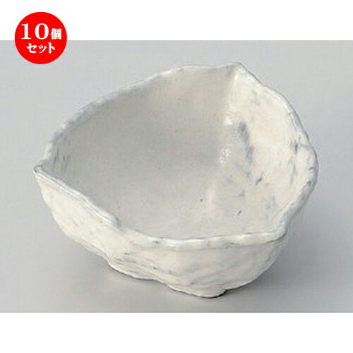 10個セット☆ 小鉢 ☆粉引三角小鉢 [ 10.5 x 10.5 x 5.2cm 172g ] | 小鉢 小 小さい 鉢 ボウル 万能 人気 おすすめ 食器 業務用 飲食店 カフェ うつわ 器 おしゃれ かわいい ギフト プレゼント内祝い 結婚祝い 誕生日 贈り物 贈答品 食器セット