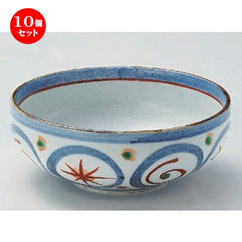 10個セット☆ 中鉢 ☆陽気丸紋5.0ボール [ 16.5 x 6.5cm 533g ] | 中鉢 盛鉢 取り鉢 ボウル 中 おすすめ 人気 食器 業務用 飲食店 カフェ うつわ 器 おしゃれ かわいい お洒落 ギフト プレゼント 引き出物 内祝い 結婚祝い 誕生日 贈り物 贈答品 食器セット