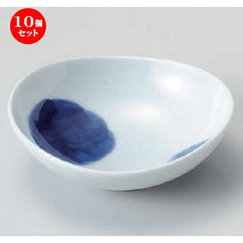 10個セット☆ 小付 ☆二色丸紋楕円小付 [ 8 x 7.5 x 2cm (50cc) 60g ] | 和食器 鉢 小鉢 ボウル 料亭 ホテル 食器 業務用 飲食店 カフェ うつわ 器 おしゃれ かわいい ギフト プレゼント 内祝い 誕生日 贈り物 贈答品 おすすめ 食器セット(3)