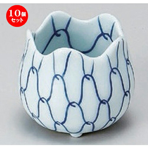 10個セット☆ 珍味 ☆紺網絵つぼつぼ小付 (小) [ 4.3 x 3.7cm 43g ] | 珍味 小付け 小鉢 小皿 お漬物 薬味入れ おすすめ 人気 食器 業務用 飲食店 カフェ うつわ 器 おしゃれ かわいい お洒落 可愛い ギフト プレゼント 引き出物 内祝い 結婚祝い 誕生日 贈り物 食器セット