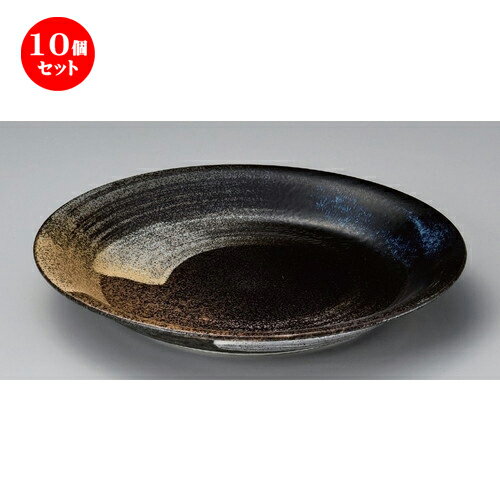 10個セット☆ 丸皿 ☆二色刷毛目28cm深丸皿 [ 28.2 x 4cm 929g ] | 大きい お皿 大皿 盛り皿 盛皿 人気 おすすめ パスタ皿 パーティー 食器 業務用 飲食店 カフェ うつわ 器 ギフト プレゼント誕生日 贈り物 贈答品 おしゃれ かわいい 食器セット