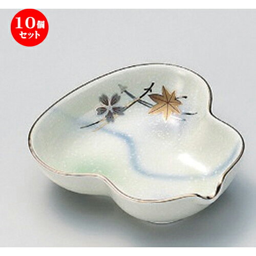 10個セット☆ 松花堂 ☆白吹竜田川瓢鉢 [ 11.1 x 11.2 x 3.2cm 138g ] | 小鉢 小 小さい 鉢 ボウル 万能 人気 おすすめ 食器 業務用 飲食店 カフェ うつわ 器 おしゃれ かわいい ギフト プレゼント内祝い 結婚祝い 誕生日 贈り物 贈答品 食器セット