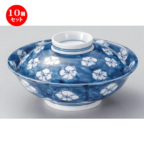 10個セット☆ 平蓋向 ☆梅ヅクシ蓋向 [ 16.8 x 8.5cm 530g ] | 煮物 料亭 旅館 割烹 碗 人気 おすすめ 食器 業務用 飲食店 カフェ うつわ 器 おしゃれ かわいい ギフト プレゼント 引き出物 誕生日 贈り物 贈答品 食器セット