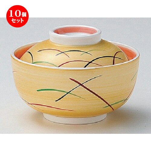 10個セット☆ 煮物碗 ☆金彩むさしの煮物碗 [ 12 x 7.8cm 388g ] | 煮物 料亭 旅館 割烹 碗 人気 おすすめ 食器 業務用 飲食店 カフェ うつわ 器 おしゃれ かわいい ギフト プレゼント 引き出物 誕生日 贈り物 贈答品 食器セット