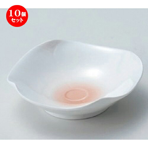 10個セット☆ 松花堂 ☆オレンジ吹四方押鉢 [ 10.5 x 2.8cm 162g ] | 小鉢 小 小さい 鉢 ボウル 万能 人気 おすすめ 食器 業務用 飲食店 カフェ うつわ 器 おしゃれ かわいい ギフト プレゼント内祝い 結婚祝い 誕生日 贈り物 贈答品 食器セット