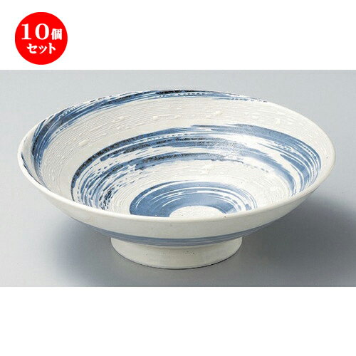 10個セット☆ 麺皿 ☆粉吹青流8.0麺鉢 [ 24.5 x 7cm 822g ] | そば丼 うどん ラーメン どんぶり 鉢 盛り鉢 食器 業務用 飲食店 カフェ うつわ 器 おしゃれ かわいい ギフト プレゼント 引き出物 内祝い 結婚祝い おすすめ 食器セット