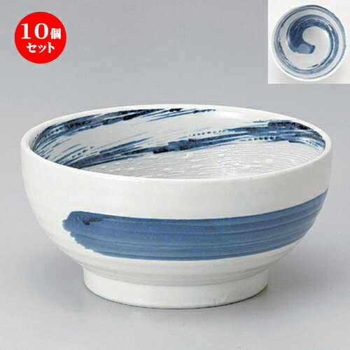 10個セット ☆ シリーズ丼 ☆粉引青流6.0釜上丼 [ 19 x 9cm 733g ] | お好み丼 丼ぶり カフェ丼 鉢 ラーメン そば うどん ボウル 食器 業務用 飲食店 カフェ うつわ 器 おしゃれ かわいい ギフト プレゼント 誕生日 贈り物 贈答品 食器セット