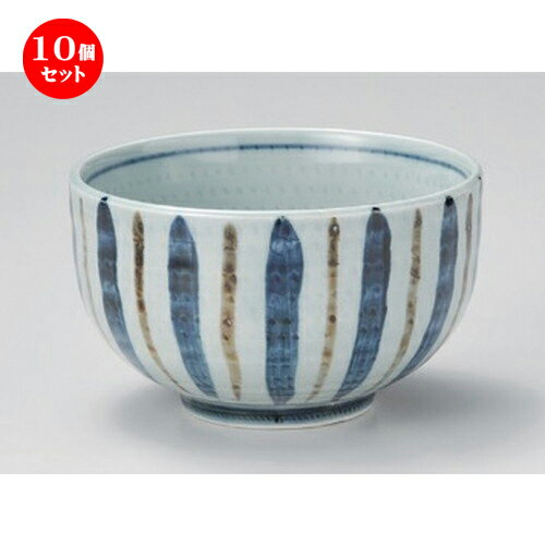 10個セット☆ 多用碗 ☆とちり二色十草4.5丼 [ 14 x 8.5cm 543g ] | 多用丼 サラダ 麺類 スープ 食器 業務用 飲食店 カフェ うつわ 器 おしゃれ かわいい お洒落 可愛い ギフト プレゼント 引き出物 内祝い 結婚祝い 誕生日 贈り物 贈答品 おすすめ 食器セット