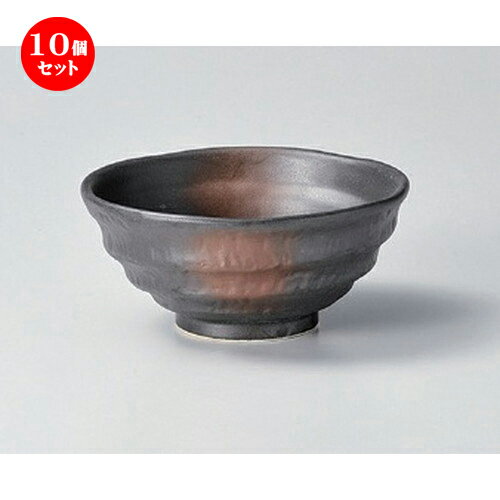 楽天せともの本舗10個セット☆ 多用碗 ☆火色ロクベ4.3丼 [ 13.5 x 6.1cm 260g ] | 多用丼 サラダ 麺類 スープ 食器 業務用 飲食店 カフェ うつわ 器 おしゃれ かわいい お洒落 可愛い ギフト プレゼント 引き出物 内祝い 結婚祝い 誕生日 贈り物 贈答品 おすすめ 食器セット