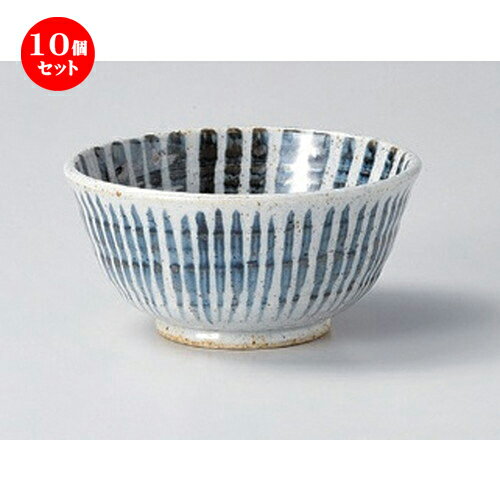 楽天せともの本舗10個セット☆ 多用碗 ☆唐津十草トロロ碗 [ 13.2 x 6.5cm 320g ] | 多用丼 サラダ 麺類 スープ 食器 業務用 飲食店 カフェ うつわ 器 おしゃれ かわいい お洒落 可愛い ギフト プレゼント 引き出物 内祝い 結婚祝い 誕生日 贈り物 贈答品 おすすめ 食器セット