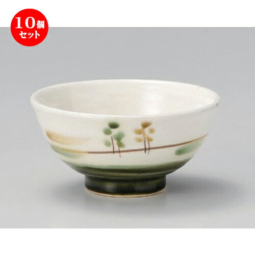 10個セット☆ 飯碗 ☆粉引風景茶碗 大 [ 11.5 x 6.5cm 196g ] | ちゃわん お茶碗 飯碗 ご飯茶碗 白米 人気 おすすめ 食器 業務用 飲食店 カフェ うつわ 器 おしゃれ かわいい ギフト プレゼント 引き出物 誕生日 贈り物 贈答品 食器セット
