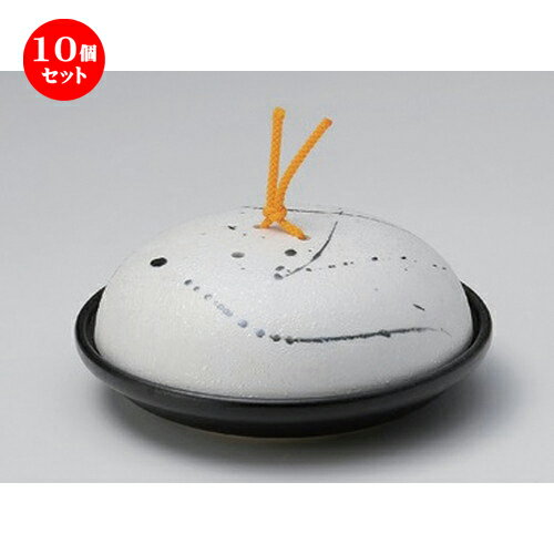 10個セット☆ 会席鍋 ☆黒飛ばしラスター陶板鍋 (大) [ 18.5 x 7.7cm 800g ] | 人気 おすすめ 食器 洋食器 業務用 飲食店 カフェ うつわ 器 おしゃれ かわいい ギフト プレゼント 誕生日 食器セット