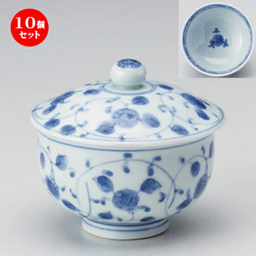 10個セット☆ 蓋付煎茶 ☆バラノ舞蓋付汲出 [ 9.5 x 8.5cm 220g ] | 湯呑 湯のみ せん茶 千茶 一服 人気 おすすめ 食器 業務用 飲食店 カフェ うつわ 器 おしゃれ かわいい ギフト プレゼント 引き出物 誕生日 贈り物 贈答品 食器セット