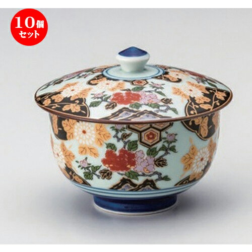 10個セット☆ 蓋付煎茶 ☆亀甲岩牡丹蓋付吸出 [ 10 x 8.5cm (200cc) 240g ] | 湯呑 湯のみ せん茶 千茶 一服 人気 おすすめ 食器 業務用 飲食店 カフェ うつわ 器 おしゃれ かわいい ギフト プレゼント 引き出物 誕生日 贈り物 贈答品 食器セット
