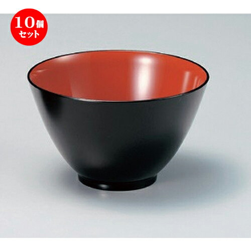 10個セット 5.3寸ラックボール 新溜内朱 [ 15.8 x 9.5cm (1000cc) 130g ] | 汁椀 お椀 スープ 日本食 パーティ おすすめ 人気 食器 業務用 飲食店 カフェ うつわ 器 おしゃれ かわいい お洒落 ギフト プレゼント 引き出物 内祝い 結婚祝い 誕生日 贈り物 贈答品