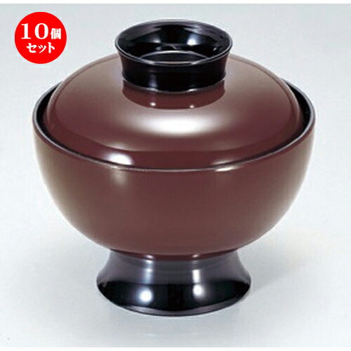10個セット 高仙才吸椀 溜 [ 11.8 x 11.1cm (300cc) 138g ] | 汁椀 お椀 スープ 日本食 パーティ おすすめ 人気 食器 業務用 飲食店 カフェ うつわ 器 おしゃれ かわいい お洒落 ギフト プレゼント 引き出物 内祝い 結婚祝い 誕生日 贈り物 贈答品