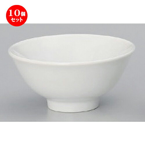 10個セット☆ 中華小物 ☆並3.8スープ碗 [ 11.8 x 5.4cm 163g ] | スープ 汁椀 フカヒレ ライス 飯碗 チ..