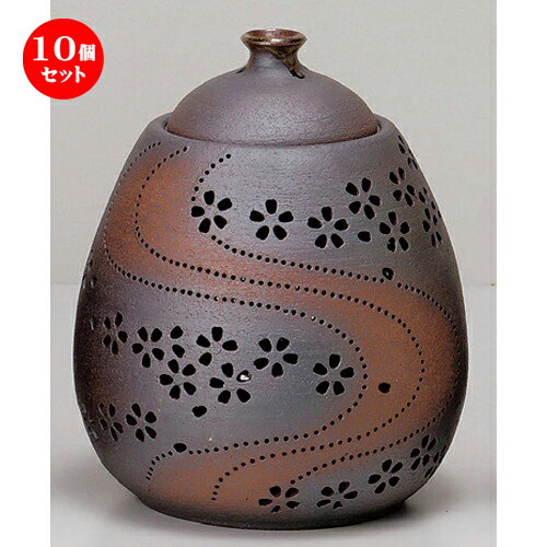 10個セット☆ 照明具 ☆灯リ花入雫ノ桜 (中) [ 22 x 26cm 2550g ] [ 料亭 旅館 インテリア 飲食店 業務用 ]