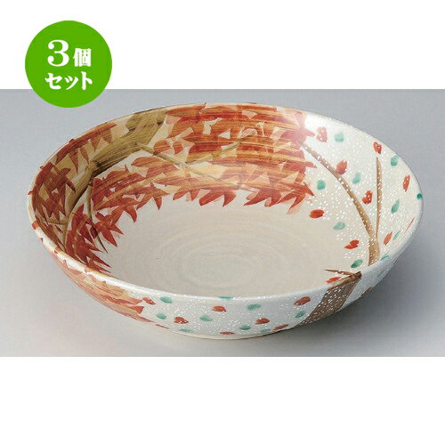 3個セット ☆ 盛鉢 ☆雲錦大鉢 [ 30.7 x 8.5cm 1760g ] | 盛り鉢 盛鉢 万能 取り鉢 おすすめ 食器 業務用 飲食店 カフェ うつわ 器 おしゃれ かわいい お洒落 可愛い おしゃれ かわいい お洒落 可愛い 食器セット