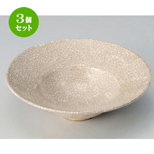 3個セット☆ 向付 ☆シブ入中落中鉢 [ 21 x 5.8cm 424g ] | 和食器 鉢 小鉢 ボウル 浅鉢 料亭 ホテル 食器 業務用 飲食店 カフェ うつわ 器 おしゃれ かわいい ギフト プレゼント 内祝い 誕生日 贈り物 贈答品 おすすめ 食器セット
