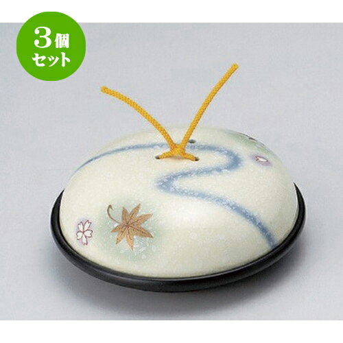 3個セット☆ 会席鍋 ☆流水春秋陶板鍋 (大) [ 18.5 x 7.5cm 810g ] | 人気 おすすめ 食器 洋食器 業務用 飲食店 カフェ うつわ 器 おしゃれ かわいい ギフト プレゼント 誕生日 食器セット