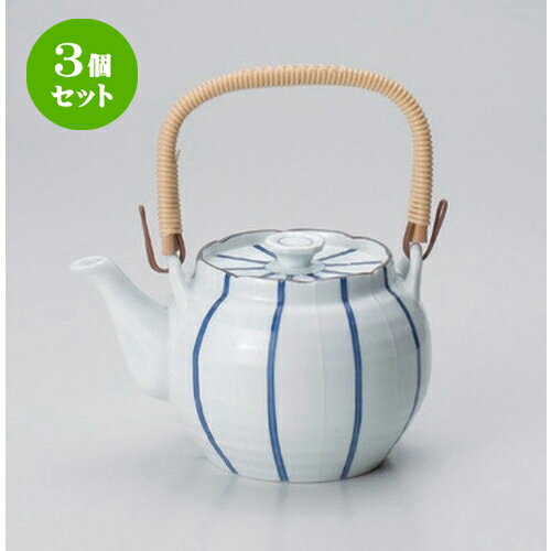 3個セット 有田焼土瓶 /一珍十草10号土瓶 [ 1800cc 910g ] | ポット 急須 土瓶 お茶 大きい 一服 まったり 人気 おすすめ 食器 業務用 飲食店 カフェ うつわ 器 おしゃれ かわいい ギフト プレゼント 引き出物 誕生日 贈り物 贈答品 食器セット