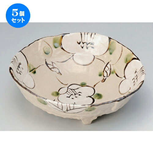 5個セット ☆ 盛鉢 ☆格子花盛鉢 [ 26 x 24.5 x 7.5cm 1060g ] | 盛り鉢 盛鉢 万能 取り鉢 おすすめ 食器 業務用 飲食店 カフェ うつわ 器 おしゃれ かわいい お洒落 可愛い おしゃれ かわいい お洒落 可愛い 食器セット