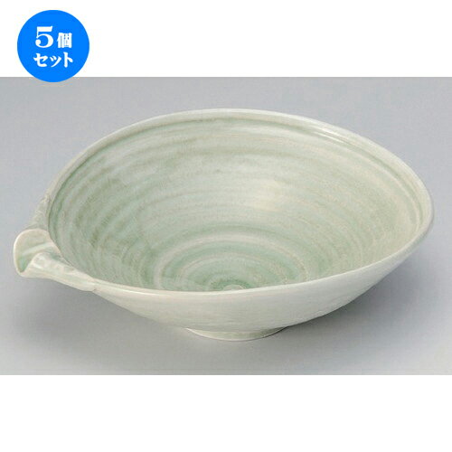 5個セット ☆ 盛鉢 ☆灰釉7.5片口鉢 [ 23 x 19.5 x 7cm 680g ] | 盛り鉢 盛鉢 万能 取り鉢 おすすめ 食器 業務用 飲食店 カフェ うつわ 器 おしゃれ かわいい お洒落 可愛い おしゃれ かわいい お洒落 可愛い 食器セット