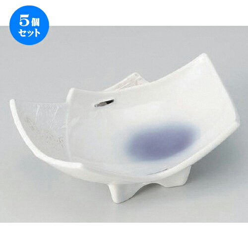 5個セット☆ 向付 ☆バイオレット二重小鉢 [ 17.2 x 11.5 x 6.5cm 316g ] | 和食器 鉢 小鉢 ボウル 浅鉢 料亭 ホテル 食器 業務用 飲食店 カフェ うつわ 器 おしゃれ かわいい ギフト プレゼント 内祝い 誕生日 贈り物 贈答品 おすすめ 食器セット