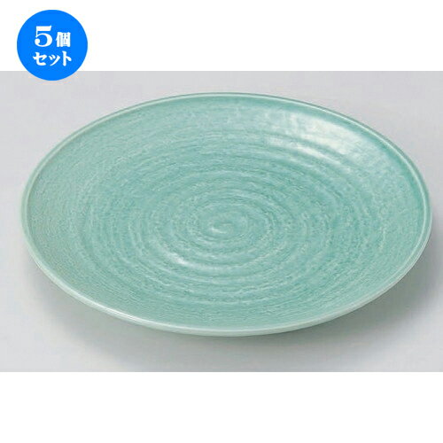 5個セット☆ 萬古焼大皿 ☆トルコ10.0丸皿 [ 30.3 x 3.3cm 1250g ] | 大きい お皿 大皿 盛り皿 盛皿 人気 おすすめ パスタ皿 パーティー 食器 業務用 飲食店 カフェ うつわ 器 ギフト プレゼント誕生日 贈り物 贈答品 おしゃれ かわいい 食器セット