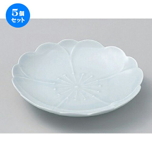 5個セット☆ フルーツ皿 ☆さくら(青磁) お取皿φ15cm [ 15 x 2cm 227g ] | 中皿 デザート皿 取り皿 人気 食器 業務用 飲食店 カフェ ホテル SNS 内祝い ギフト パーティ 引き出物 SNS 食器セット